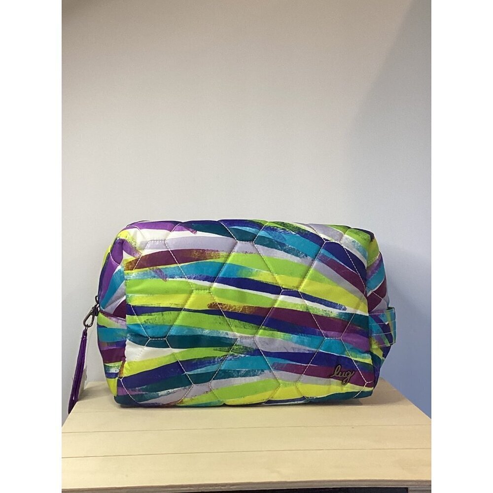 LUG Bumper Cosmetic Case Brushstroke Multi NWT